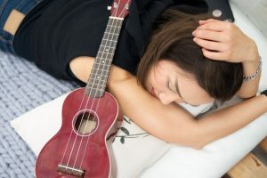 mental health break, relaxing with music