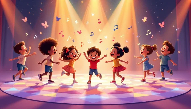 Singing and Dancing On Stage Singing and Dancing On Stage