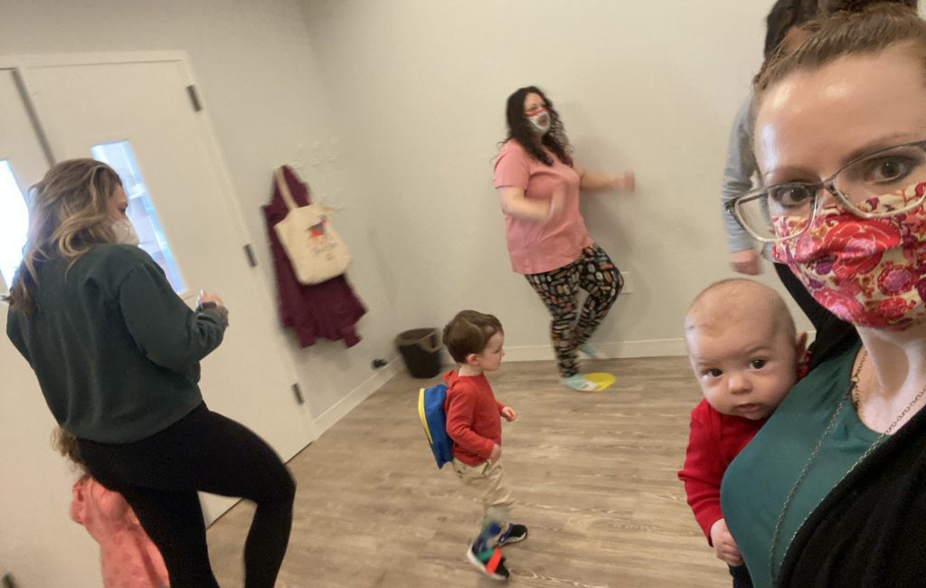 Babies can learn in mommy and me music classes!